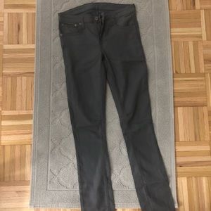 NWOT Helmut Lang Khaki Green Skinny Jeans - Sz 25